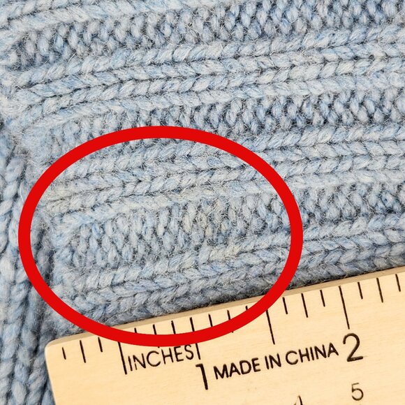 Eileen Fisher Womens Cashmere and Wool Blend Sweater Size S Blue - Picture 5 of 8